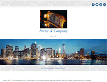 Tablet Screenshot of porterandco.com